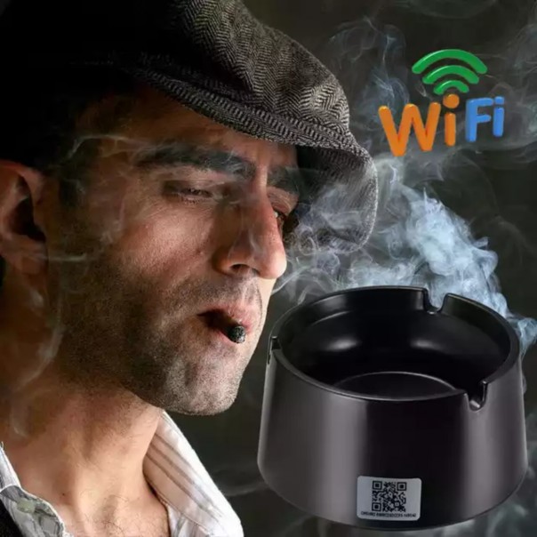 Camera Ngụy Trang Gạt Tàn Thuốc Lá