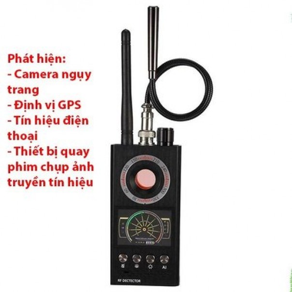 Máy phát hiện nghe lén định vị gps và camera quay lén K68 cao cấp