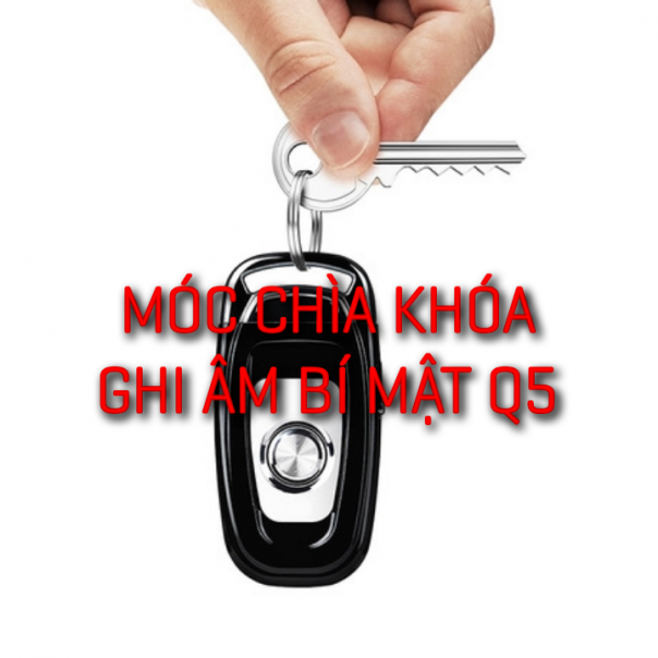 Thiết bị ghi âm ngụy trang móc treo chìa khóa Q5
