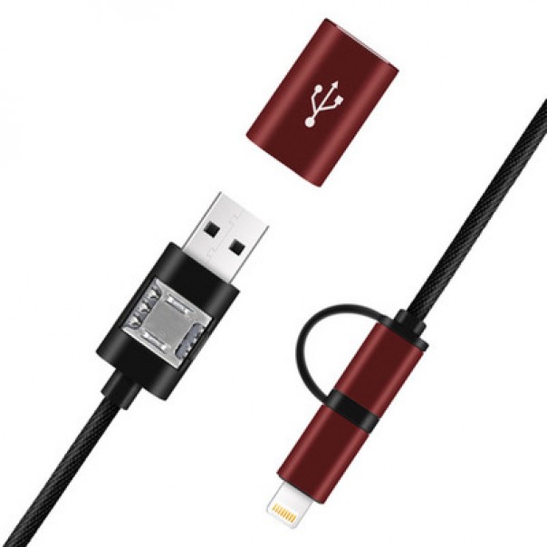 thiết bị nghe lén ngụy trang cáp sạc điện thoại X8